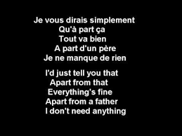 Calogero Si Seulement Je Pouvais Lui Manquer French Subs Francais Paroles De Chansons Chansons Francaises Chanson