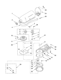 The Inner Workings Of My Kitchenaid Should I Ever Decide To Do My Own Maintenance Kitchenaid Mixer Parts Kitchen Aid Mixer Kitchen Aid