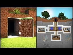 Minecraft How To Build A Secret Base Tutorial 2 Easy Hidden House Youtube Minecraft Houses Minecraft Creations Minecraft Designs