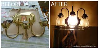 Candace Creations Cheap Easy Light Fixture Updates And Bathroom Redo 2 0
