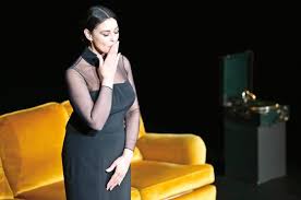 Monica Bellucci on Istanbul stage