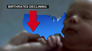 Birthrates decline as more people choose not to have children