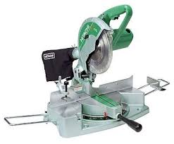 A lightweight miter saw at 24.2lbs to . Hitachi C10 Fcb Miter Saw With Cross Cuts Either Material In A Single Operation 230 Volt