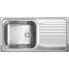 Kitchen kitchen easier and more enjoyable with undermount. Blanco Evier De Cuisine En Acier Inoxydable 1 Cuve Egouttoir A Droite Montage En Surface The Hom Drainboard Sink Stainless Steel Kitchen Sink Kitchen Sink