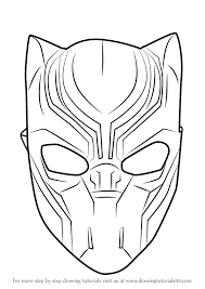 Remember how fast steve can go in winter. Learn How To Draw Black Panther Mask Captain America Civil War Step By Step Drawing Tutorials
