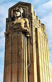 The Hope Bridge Cleveland S Version Of The Argonath Art Deco Architecture Art Deco Sculpture Art Deco Buildings