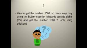 Can my windows 7 pc run windows 8.1? How Can You Add Eight 8 S To Get The Number 1 000 With Answer Youtube