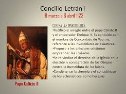 Este problema fue solucionado mediante el concordato de worms, un acuerdo entre el papa calixto ii y el emperador enrique v de alemania que ponía fin a la llamada querella de las investiduras. Concilios De La Iglesia Catolica Preparado Por Humberto E Corrales Ppt Descargar