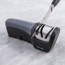 The perfect tool for sharpening your kitchen knives and scissors. Smith S Housewares Compact Electric Knife Sharpener Kitchen Stuff Plus
