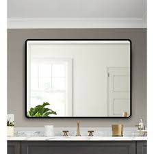 Miozon 48x36 Inch Big Bath Matte Black