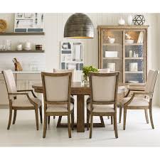 The wood planks come in varying sizes. Kincaid Furniture Plank Road Seven Piece Dining Set With Button Table And Howell Chairs Belfort Furniture Dining 7 Or More Piece Sets