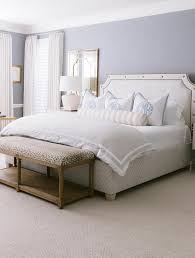 38 striped casual settee in beige description: White French Bed With Leopard Print Bench Transitional Bedroom