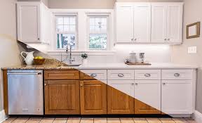 Saving money by buying used kitchen cabinets. Best Kitchen Cabinet Refacing For Your Home The Home Depot
