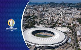 The official logo was unveiled on 17 october 2019, the logo is inspired by unity of the continent connected with the sun and stars and fans with colors of argentine and colombian flags and the tournament trophy. Introducing The Stadiums Of Brazil Conmebol Copa America 2021