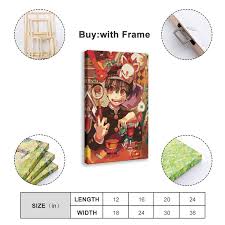 Amazon.com: Toilet-bound Hanako-kun Anime Poster (8) Canvas Poster Wall Art  Decor Print Picture Paintings for Living Room Bedroom Decoration  Frame-style Frame-style24x36inch(60x90cm): Posters & Prints