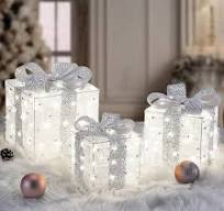 Amazon.com: Christmas Lighted Gift Boxes, 140 LEDs Light Up ...