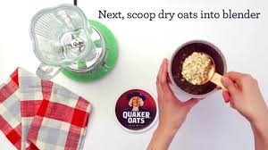 This oatmeal bowl is packed with nutrients and can be enjoyed for breakfast, brunch, or even lunch/dinner. How To Make Blended Oatmeal Quaker Youtube
