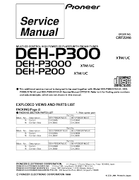 Pioneer avh 270bt wiring diagram collection. Pioneer Avh P3400bh P2400bt 2450bt 2490bt Service Manual Download Schematics Eeprom Repair Info For Electronics Experts