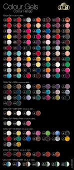 Lcn Colour Gels Colour Chart Gelnagel Farben Lange Nagel Reispapier