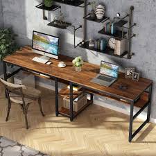 Farmhouse Desks Rustic Desks Farmhouse Goals In 2020 Home Office Table Home Office Setup Two Person Desk