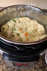 Bisquick Dumplings In Crock Pot Instant Pot Chicken And Dumplings With Bisquick Recipe Chicken Dumplings Pressure Cooker Recipes Chicken Bisquick Dumplings