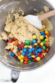 · combine dry ingredients into the . Chewy M M Cookies Celebrating Sweets