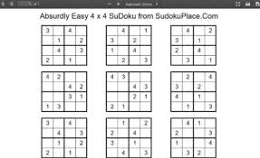Keep your kids busy doing something fun and creative by printing out free coloring pages. 11 Websites For 4x4 Sudoku Printable Puzzles