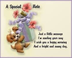 A Special Note Cute Friendship Note Hello Friend Poem Greeting Friend Greeting Cute Good Morning Quotes Good Morning Sister Happy Morning