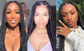 Sometimes changing ordinary hairstyle into extraordinary is really a big challenge. The Jumbo Knotless Braid Leads The Braided Hairstyles Trending Rn