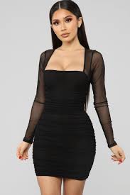Oh So Fresh Mini Dress Black Dresses Fashion Nova