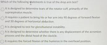 Image result for Drop Arm Test