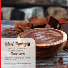 Cara buat coklat lolichoc edible compound. Cara Buat Topping Coklat
