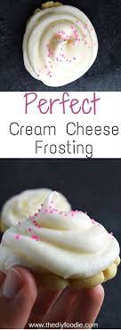 Perfect Cream Cheese Frosting The Diy Foodie Recipe Desserts Frosting Recipes Icing Recipe