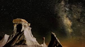 Desktop wallpapers will spruce up your monitors and make your time spent in front of a computer brighter. 4558690 Rock Formation Mountains New Mexico Shadow Nature Night Stars Usa Rock Sky Desert Milky Way Landscape Wallpaper Mocah Hd Wallpapers