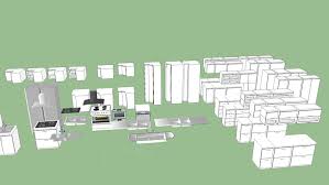 Kitchen sets sink & faucet sets : Kitchen Set 3d Warehouse