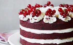 The red velvet cake icing. Red Velvet Cake With Cream Cheese Frosting Recipe