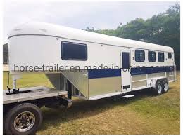 A gooseneck horse trailer may be the perfect option. China Australia Three Horses Gooseneck Trailer In Aluminium Flooring China Horse Trailer Horse Float