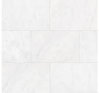 Natural Stone Crystal White Marble Paver - Sandblasted