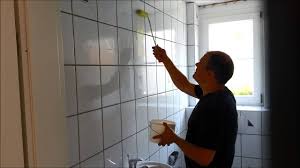 Haus und dekorationen, gäste wc fliesen oder streichen. Wc Renovieren Teil2 Fliesen Mit Spezial Haftgrund Streichen Youtube