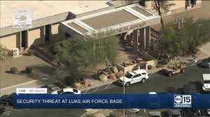 Luke air force base said thursday that it would be conducting a routine active shooter training exercise at the base on friday morning and that there would be multiple units at the base, including glendale around 10 a.m. No Threat Found After Luke Air Force Base Experiences Security Incident During Routine Exercise