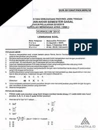 Check spelling or type a new query. Soal Pas Matematika Peminatan Kelas X Tahun 2019 2020 Pdf