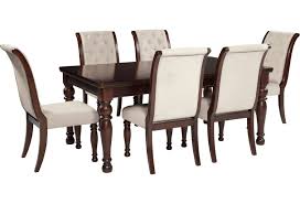 At ashley homestore, we celebrate being home with you. Ashley Furniture Porter 7 Piece Rectangular Extension Table Upholstered Side Chair Set Northeast Factory Direct Dining 7 Or More Piece Sets