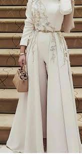 Glam Jumpsuit And A Little Bag Hijab Evening Dress Soiree Dress Hijab Dress Party