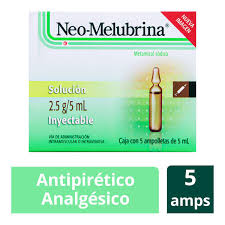 Neomelubrina 2 5g 5ml Solucion Inyectable 5 Ampolletas