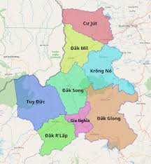 Bản đồ Tỉnh Đắk Nông
