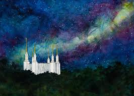 Washington, dc, has a variety of nighttime activities, ranging from live entertainment to family focused venues and events. Repartee Gallery Washington Dc Temple A Light On A Hill By Liz Lindsay Dark Blue Night Sky With Stars Northern Lights Milky Way Trees