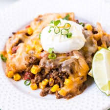 Pasta or noodles and scrambled eggs is an unusual combination in most countries. Taco Casserole Make Ahead Tips Julie S Eats Treats