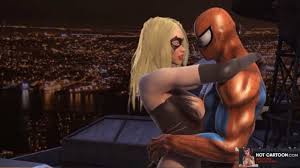 Cartoon Porn Spiderman Romance At Night | Hot-Cartoon.com