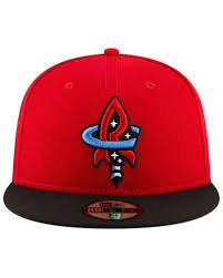 Browse our selection of rocket city trash pandas hats to find a variety of styles including trash pandas snapback hats, adjustable hats, beanies and more. Ktz Synthetic Rocket City Trash Pandas Ac 59fifty Fitted Cap In Red Black Red For Men Lyst