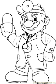 Maybe you would like to learn more about one of these? Dr Mario Coloring Page For Kids Free Super Mario Printable Coloring Pages Online For Kids Coloringpages101 Com Coloring Pages For Kids
